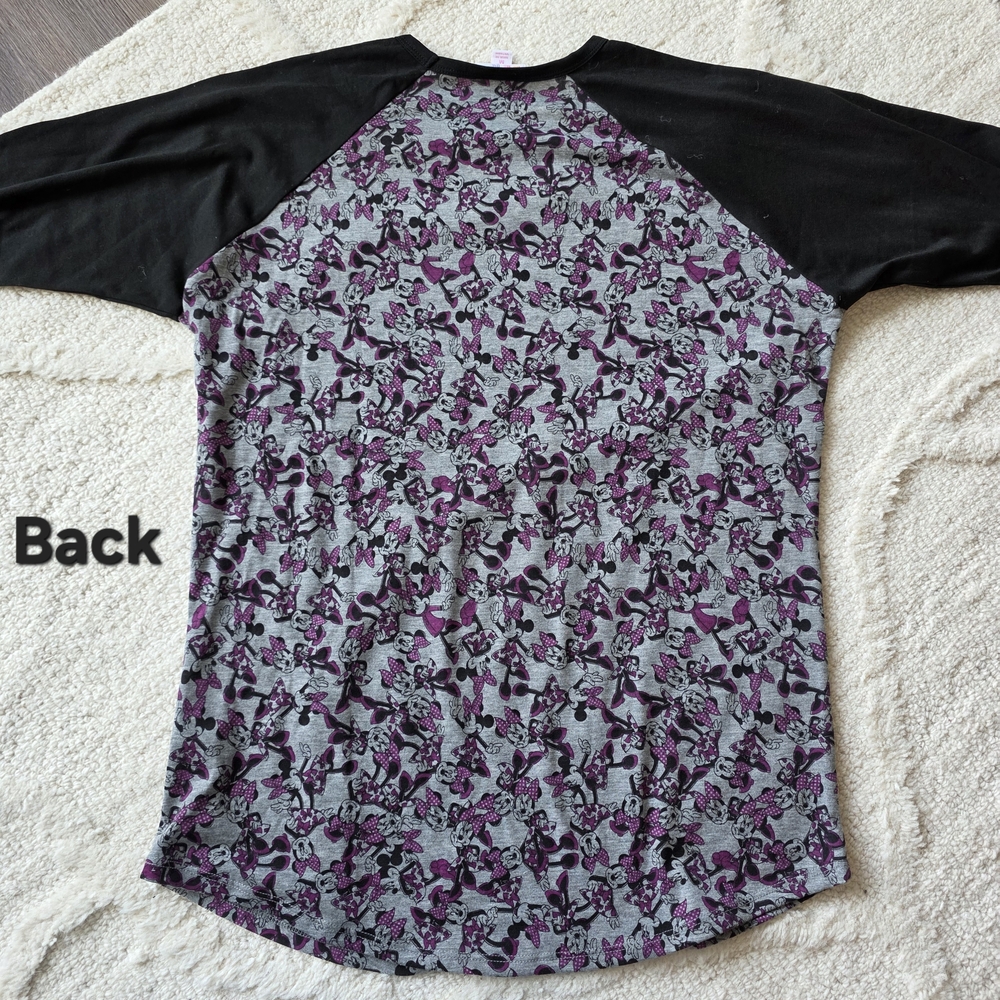LuLaRoe Disney Minnie Randy Shirt - Picture 10 of 11